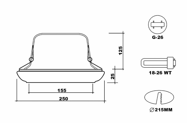 Светильник встраиваемый Helios D 095 ORO