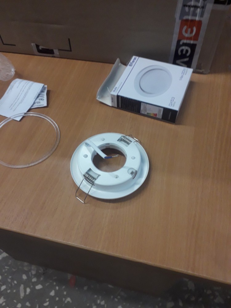 Светильник встраиваемый Feron DL53 9W 230V  GX53, без лампы, белый матовый