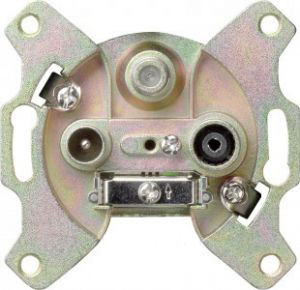GIRA Мех Розетки TV+FM+SAT оконечный GIR 93700