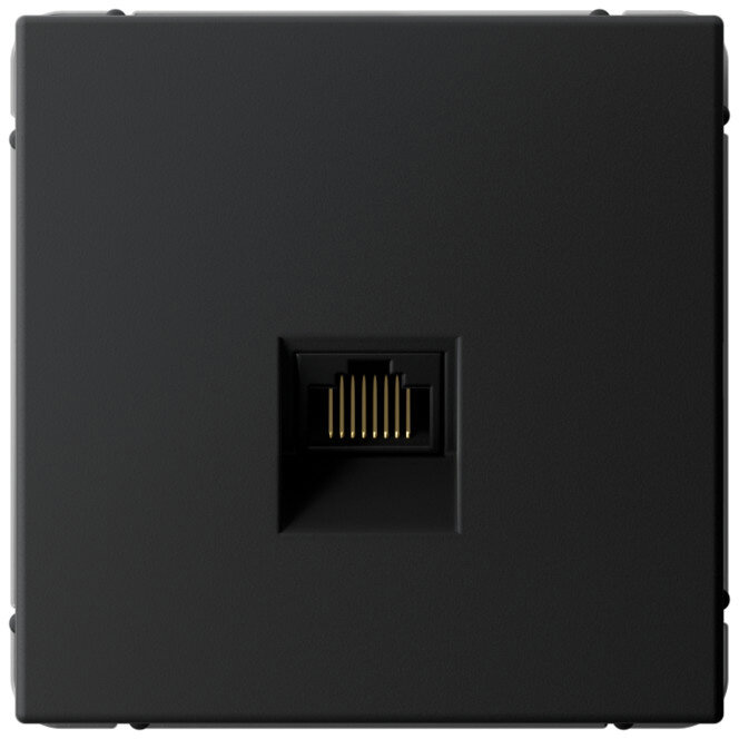 SE ArtGallery Карбон Розетка  RJ45, кат.5e  механизм  SE GAL001083