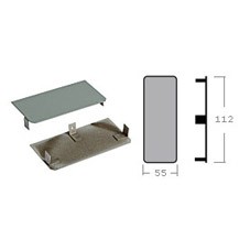 Заглушка HALLA BR-C-M  белый