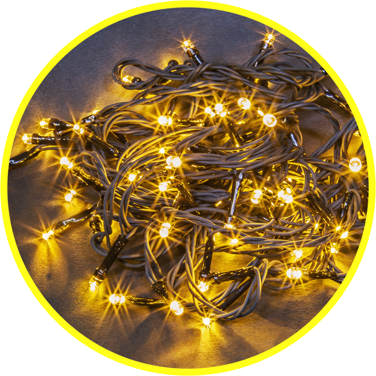 Гирлянды «Нить» 61 811 NGF-S01-120WW-5-7.5m-230-C8-G-IP20