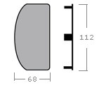 Заглушка HALLA BRC-C-M серебро