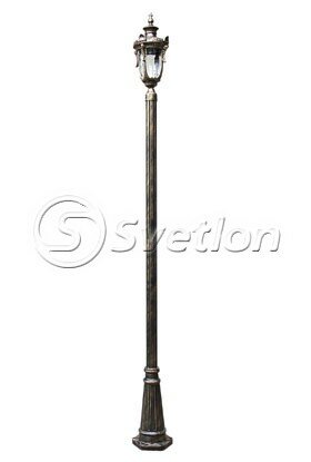 Светильник садово-парковый "Турин" G1608-1 antique E27 220V IP65