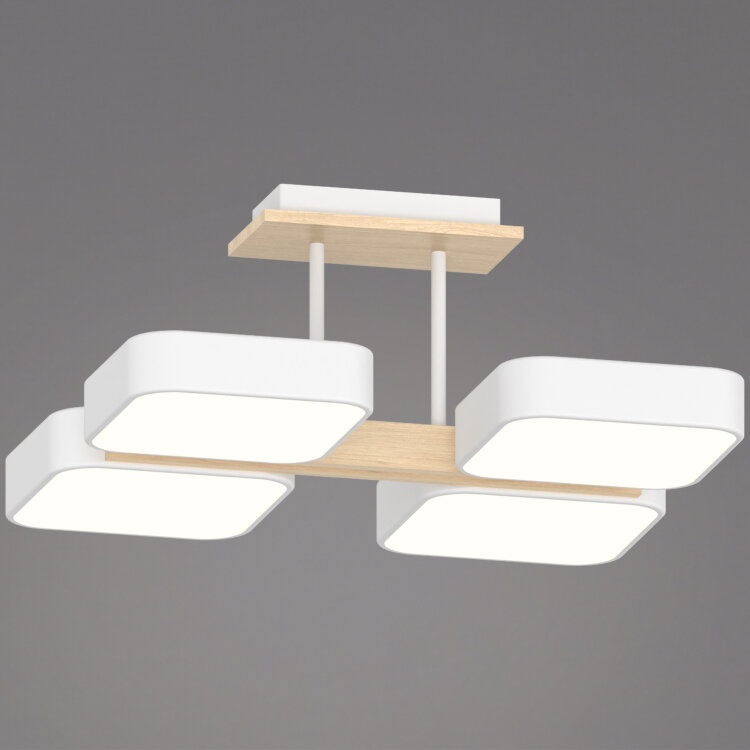 Люстра  SNEHA  03359-0.3-04 WH+WOOD