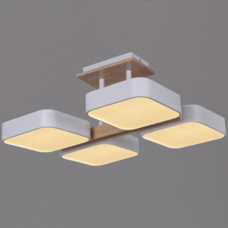 Люстра  SNEHA  03359-0.3-04 WH+WOOD