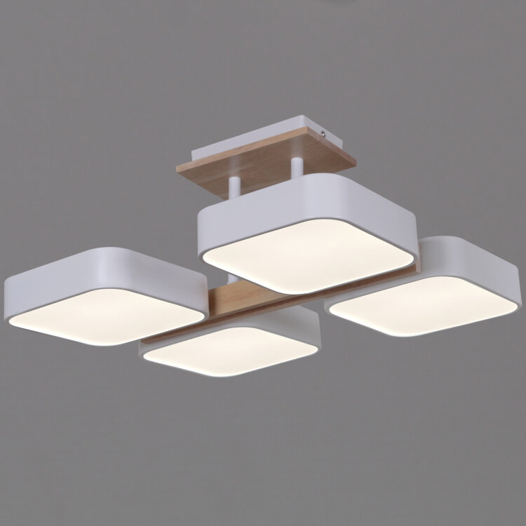 Люстра  SNEHA  03359-0.3-04 WH+WOOD