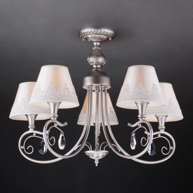 Люстра Eurosvet 60069/5 серебро