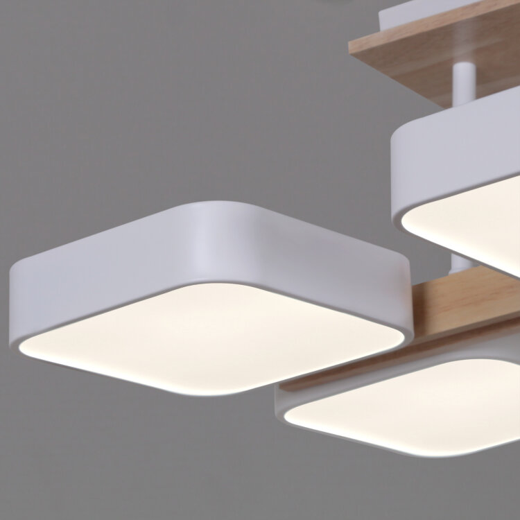 Люстра  SNEHA  03359-0.3-06 WH+WOOD