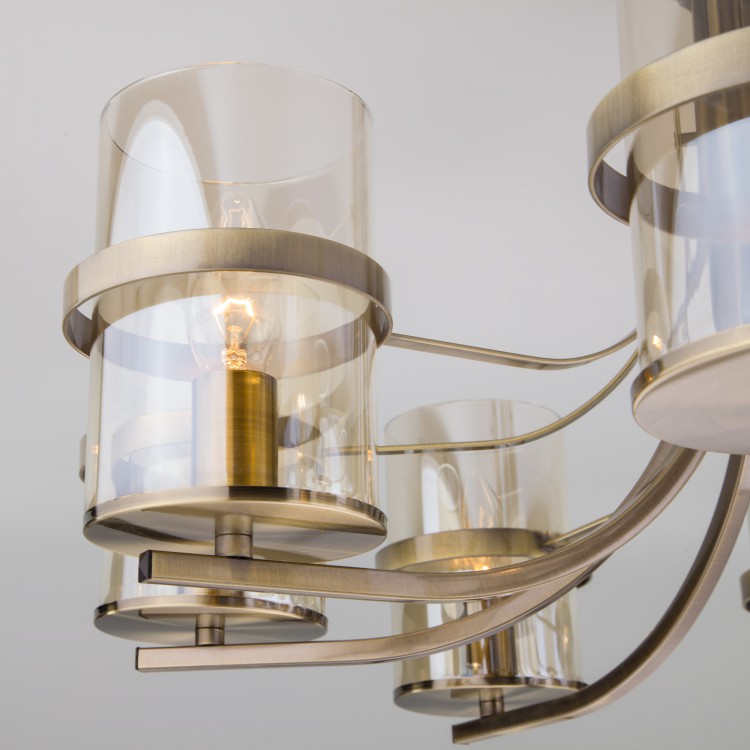 Потолочная Люстра Eurosvet 60085/8 античная бронза