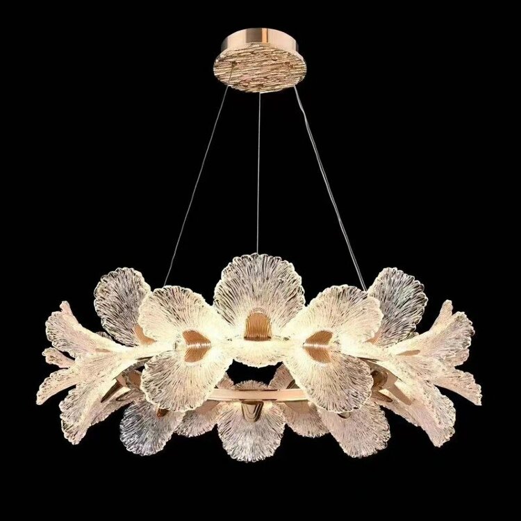 Подвес 8856-800 GD/Champagne LED 144W 3000-6000K D600*H200*1500 пульт ДУ