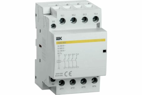 Контактор модульный КМ63-40M AC/DC