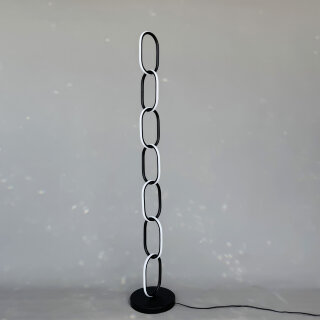 Торшер AURA RINGS FL012 BK LED
