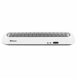 Светильник аккумуляторный, 30 LED AC/DC, белый, EL20 12901