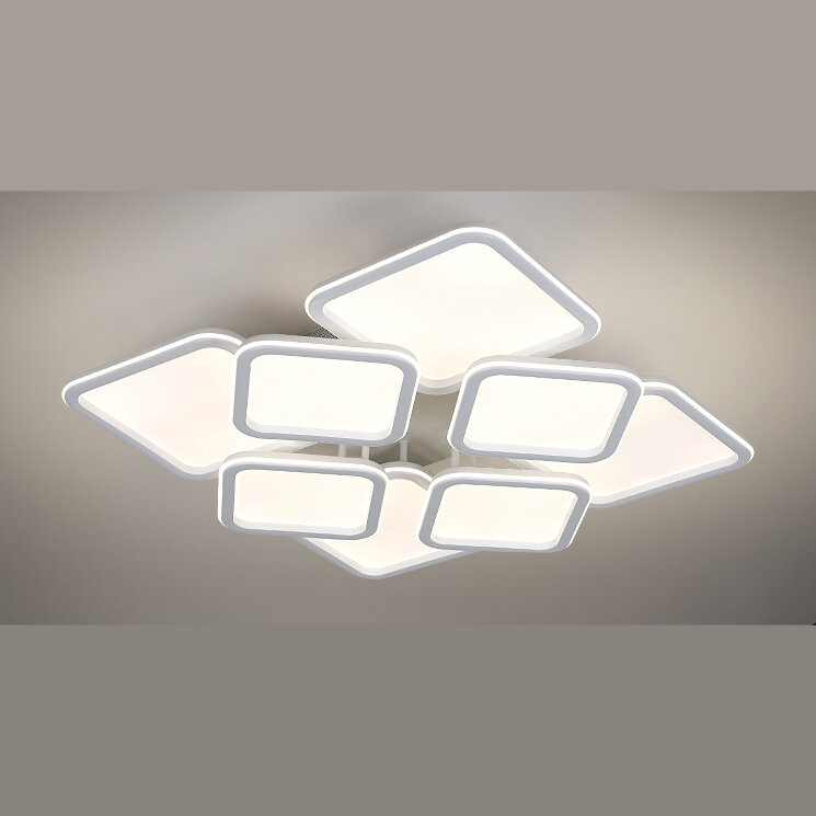 Люстра MS 1212/8 Аланис 328W белый 3000-6500К диммир. с ПДУ