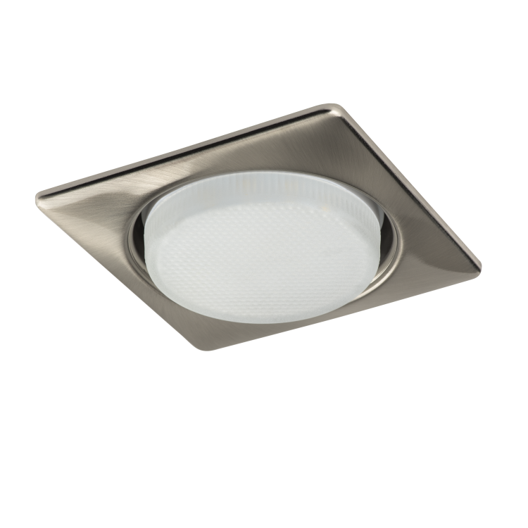 Светильник встраиваемый Lightstar 212125 TENSIO Q GX53 H4 220V SQUARE SATIN CHROME