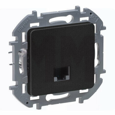 Legrand INSPIRIA Антрацит Розетка RJ45 5e UTP  673828