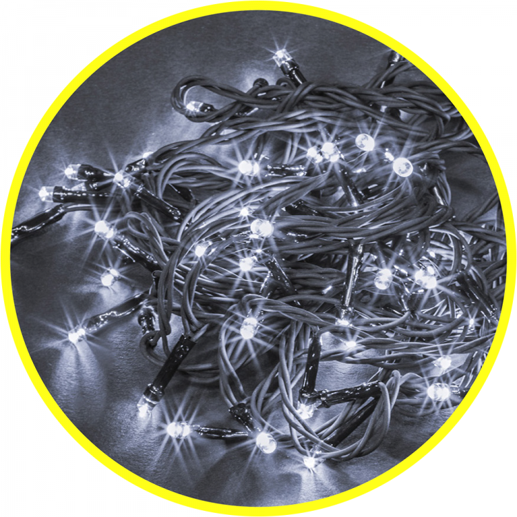 Гирлянды «Нить» 61 812 NGF-S01-120CW-5-7.5m-230-C8-G-IP20