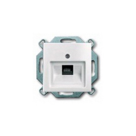 ABB Basic 55 Накладка для розетки  телефонной/компьютерной Белый 2CKA001753A0096 (1753-0-0096)