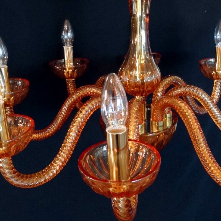 Люстра Ivele 1310/8/240 G M/Amber/1H NEW