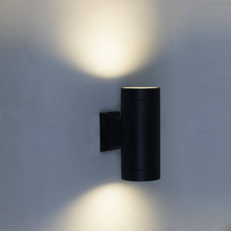 Бра  SNEHA  86225-9.2-002CT 2*GX53 BK IP65