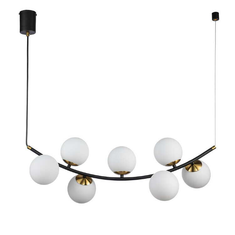 Люстра INDIGO  11002/7P Black V000087