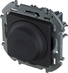 Legrand INSPIRIA Антрацит Светорегулятор 300Вт  673793