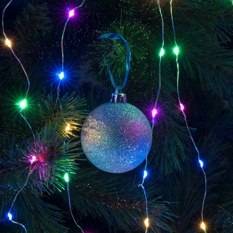 Гирлянда занавес "роса" 200-006 мульти 2*2,6м  IP20