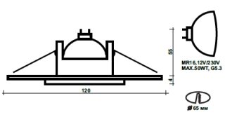 Светильник Helios Aqua 30.01.04 OR золото