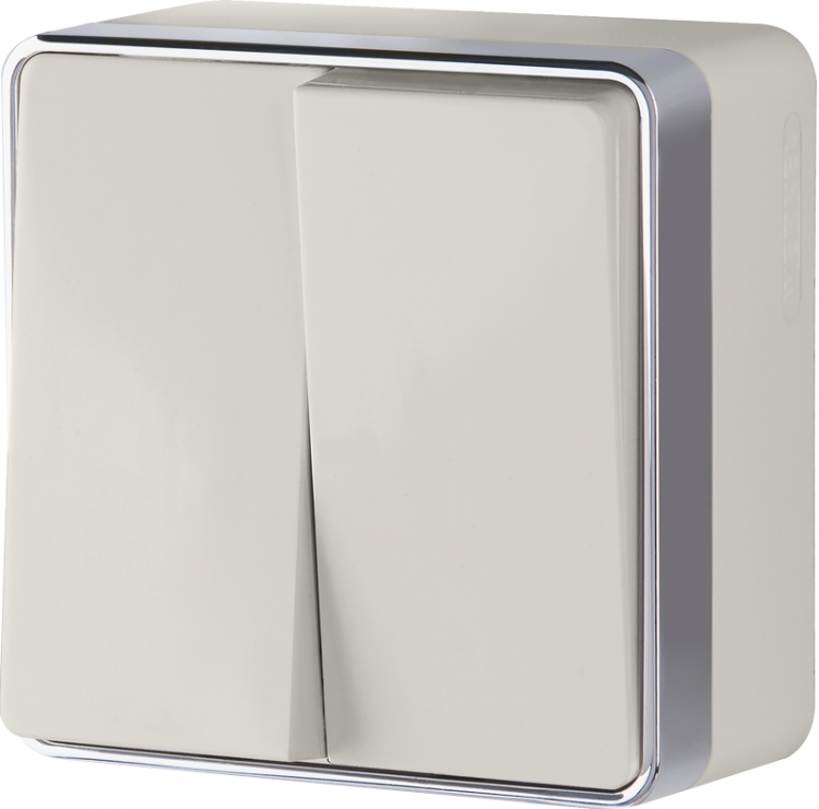 Werkel Gallant Выключатель 2-кл. WL15-03-01 слоновая кость