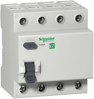 УЗО Schneider Electric серии Easy9 4P, 25А, 30мА, AC, 230В