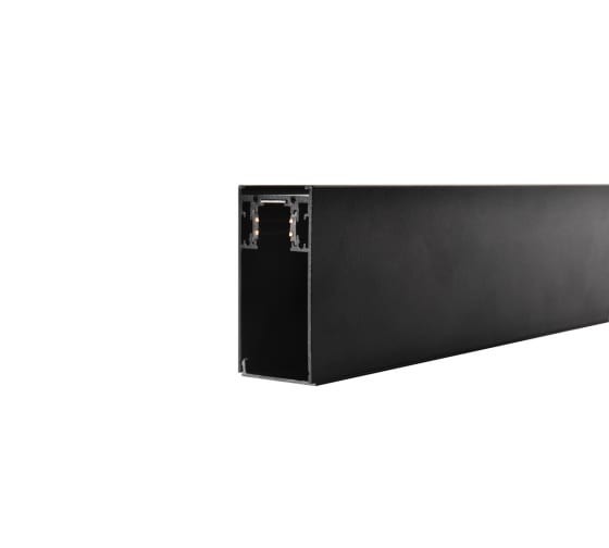 Шинопровод однофазный Wolta накладной/подвесной магнитный WML-TR1/01B черный 1м