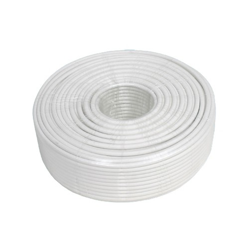 Бухта-кабель ТВ SAT 703 белый  Д6.6мм Cavel