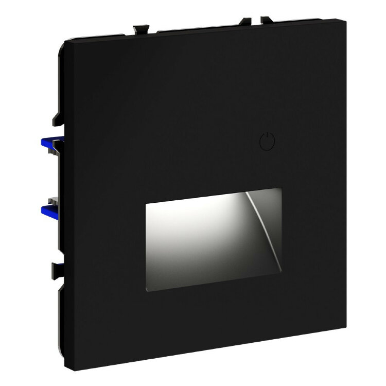 Встраиваемая LED подсветка с датчиком движения Voltum S70 08 черный матовый VLS070708