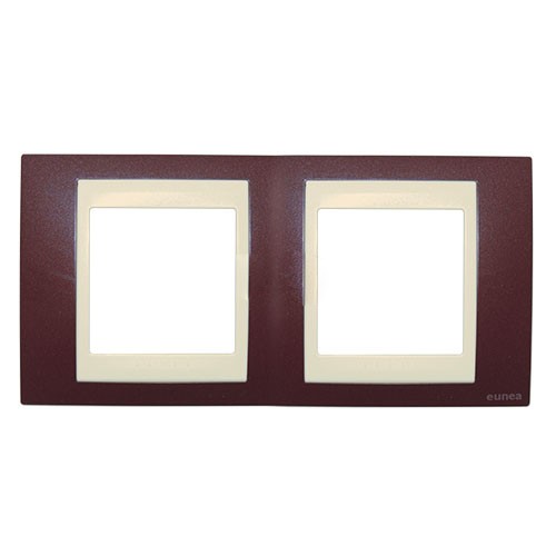 Рамка Unica Хамелеон Терракотовый/беж 2-ая