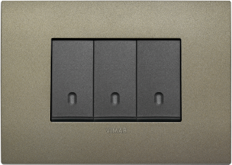 VIMAR Arke Classic Накладка на 3 мод. Зеленая матовая 19653.77