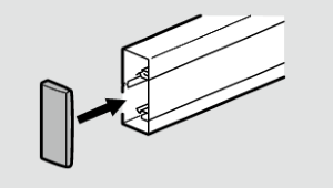Заглушка 85*50мм Metra