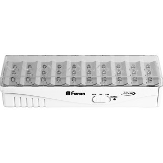 Светильник аккумуляторный FERON EL15 30LED DC белый