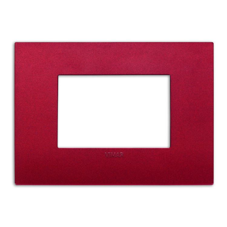 VIMAR Arke Classic Накладка на 3 мод. Красная матовая 19653.75