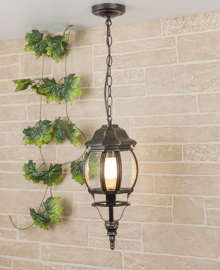 Уличный свет GL - 1001H черное золото