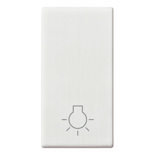 VIMAR Plana Клавиша на 1 мод. с символом лампа Белая 14021.L