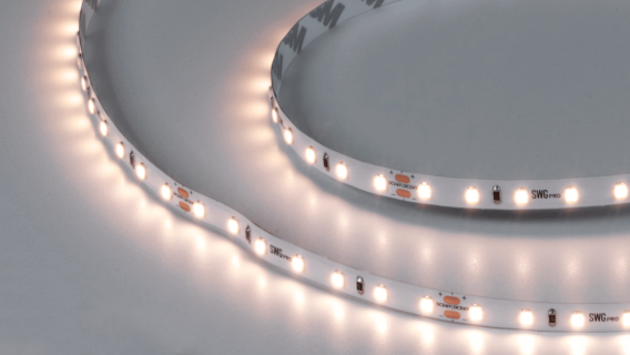 Лента светодиодная SWG2P84-24-8.6-WW | 24В | 84SMD*2835 | 8,6W/m | 3000К | IP20