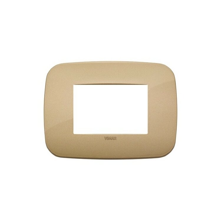 VIMAR Arke Round Накладка на 3 мод. Золото античное 19683.88
