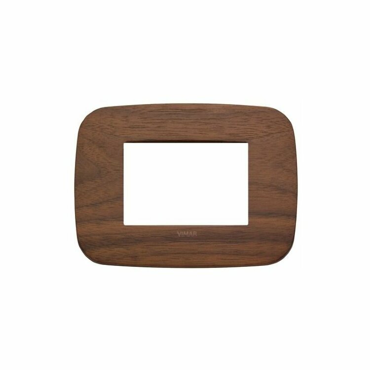 VIMAR Arke Round Накладка на 3 мод. Орех 19683.51