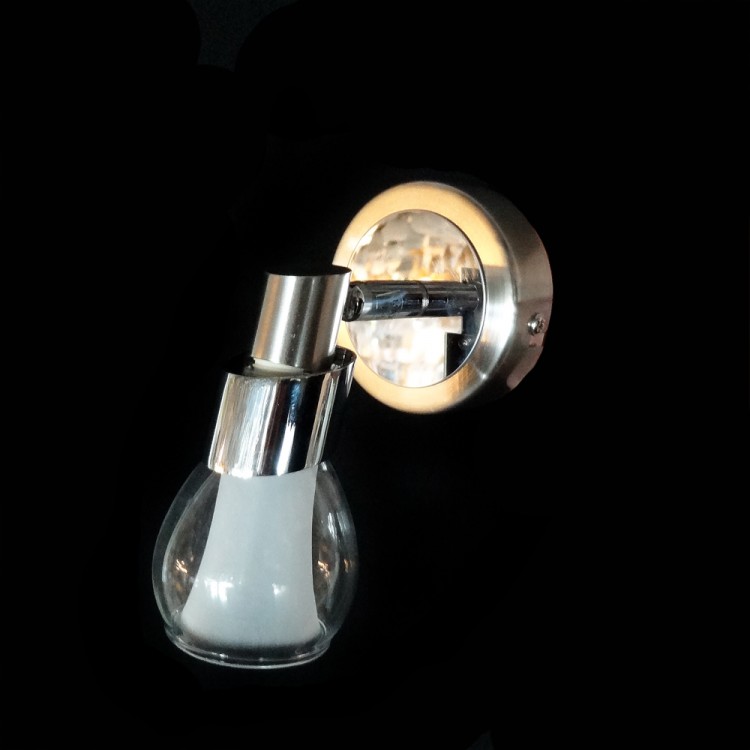 Спот AURA MX9074-01/P102 CH+NK