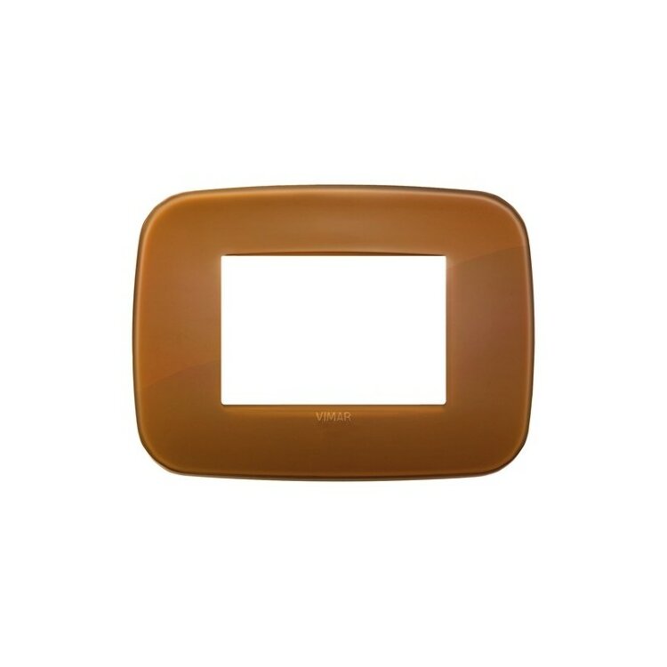 VIMAR Arke Round Накладка на 3 мод. рефлекс Карамель 19683.62