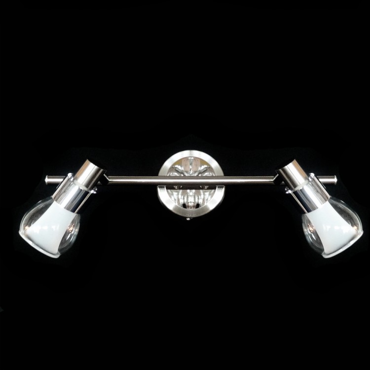 Спот AURA MX9074-02/I102 CH+NK