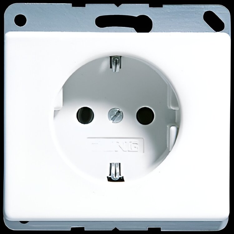 Jung SL Розетка SCHUKO 16A 250V Белая (германия)