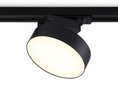 Трековый светильник Ambrella GL6839 BK черный 15W 3000K