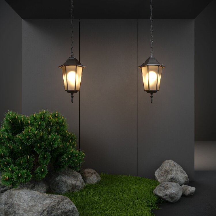 Уличный свет GL - 1004H черное золото